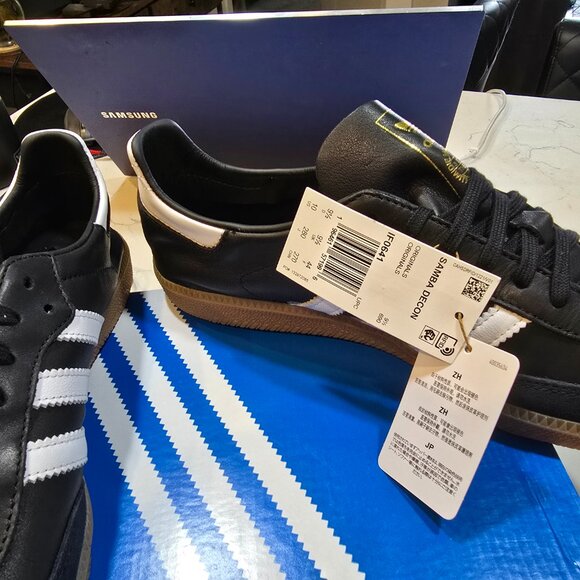 BRAND NEW Adidas Samba Decon 'Black White Gum' IF0641 US SIZE 10 NEW - Picture 2 of 14